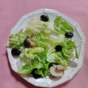 きのこと黒豆のサラダ